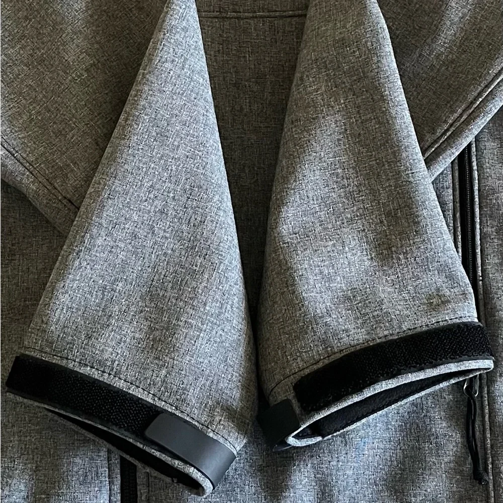 The North Face Men's Gray‎ Jacket Full Zip Pockets Sz M